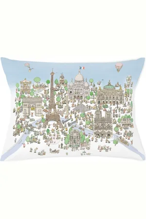 Atelier Choux Paris and balloon print pillow