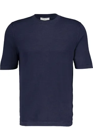 Boglioli Crew-neck silk-cotton blend T-shirt