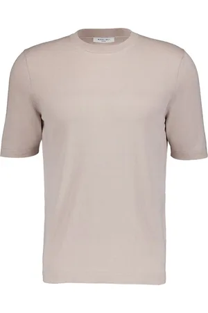 Boglioli Crew-neck silk-cotton blend T-shirt