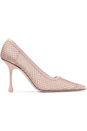 Jimmy Choo 95mm Ixia satin pumps