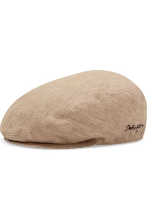 Dolce & Gabbana Mélange-effect linen flat cap