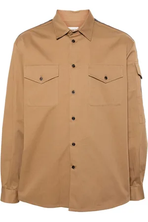 Alexander McQueen Loo-tape cotton overshirt