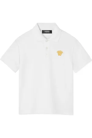 VERSACE Medusa embroidered polo shirt