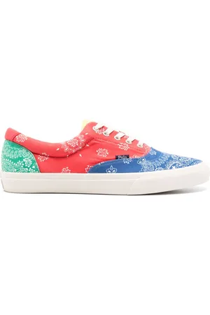 Ralph Lauren Paisley-print colourblock sneakers