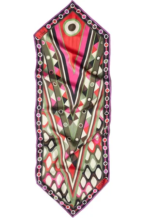 Puccini Vivara-print silk twill scarf