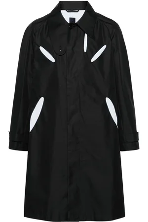 J.LAL Aperture cut-out trench coat