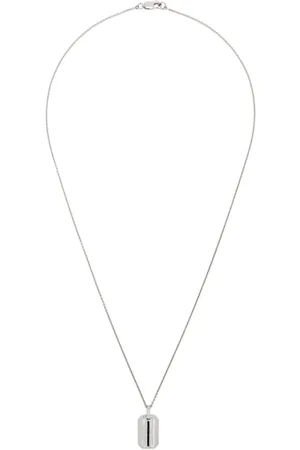 Missoma Onyx black tag-pendant necklace