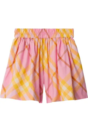 Burberry Checked cotton shorts
