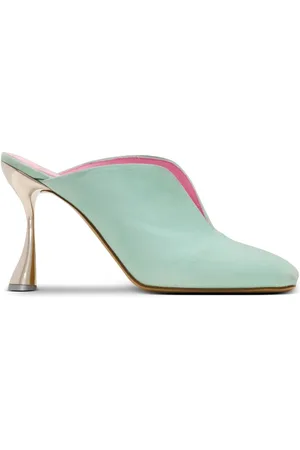 Balmain 95mm Eden suede mules