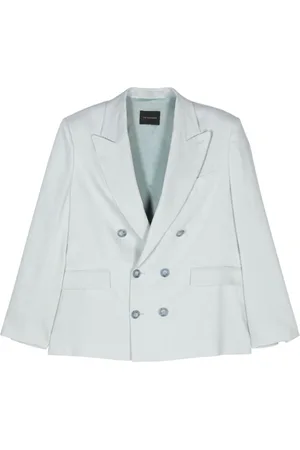 The Andamane Linen-blend double-breasted blazer