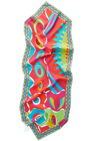 Puccini Bersaglio-print silk twill scarf