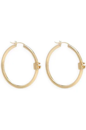 Dolce & Gabbana DG logo-charm hoop earrings