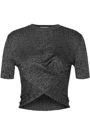 Moschino Crossover ribbed crop top