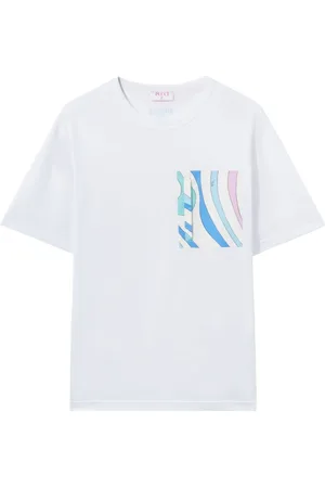 Puccini Marmo-print cotton T-shirt