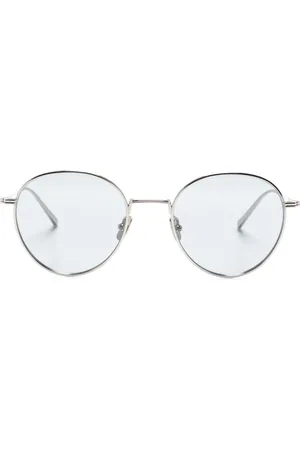 Totême Logo-engraved round-frame sunglasses