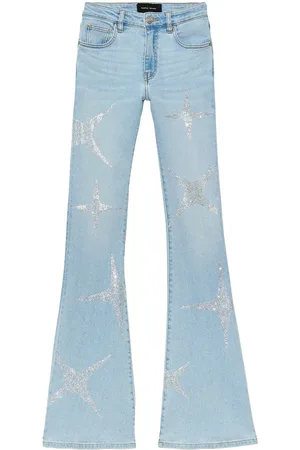 Purple Brand Rhinestone-embellished bootcut jeans
