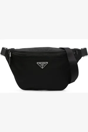 Prada Re-Nylon enamel-logo belt bag