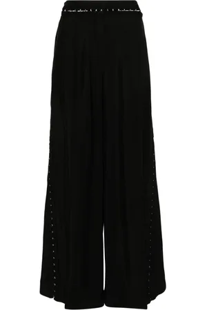 MUGLER Hook & Eye wide-leg trousers
