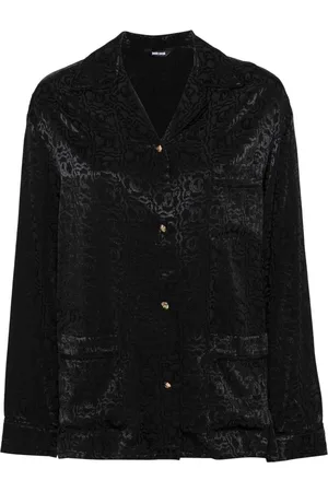 Roberto Cavalli Logo-jacquard shirt