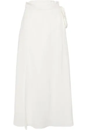 Voz High-waisted wrap skirt