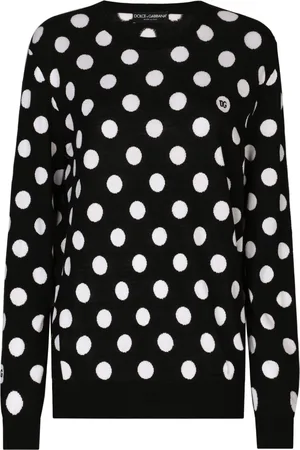 Dolce & Gabbana Polka dot-pattern crew-neck jumper