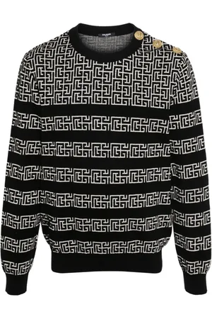 Balmain PB Labyrinth ribbed jumper