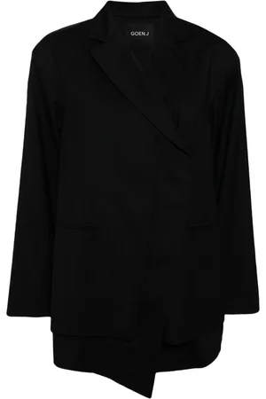 GOEN.J Layered single-breasted blazer