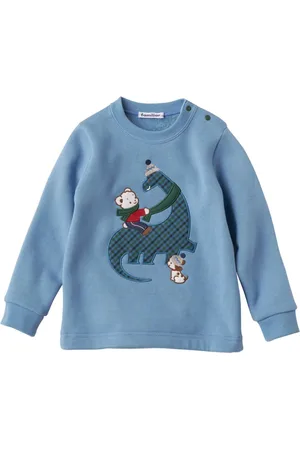 Familiar Patch-design jersey sweatshirt