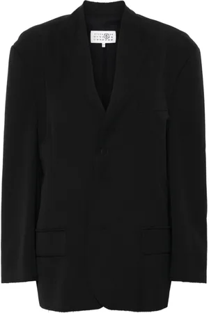 Maison Margiela Raw-cut single-breasted blazer