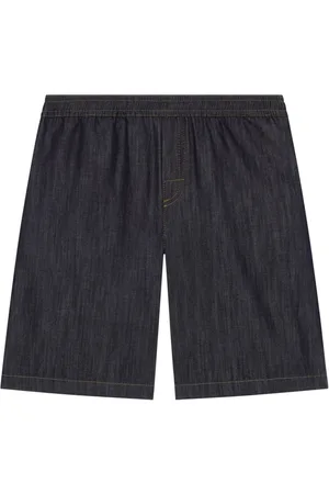 Dolce & Gabbana DG logo-embroidered denim shorts