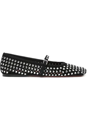Amina Muaddi Ane ballerina shoes