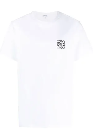Loewe Cotton embroidered-logo T-shirt