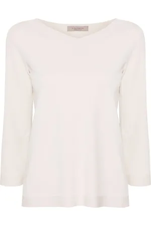 D.EXTERIOR V-neck compact-knit jumper