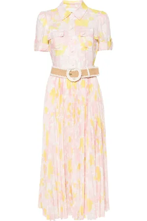 ZIMMERMANN Pop floral-print midi dress