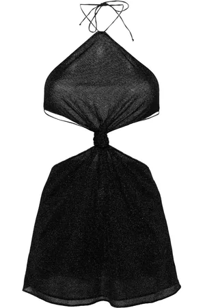 Oseree Lumière lurex minidress