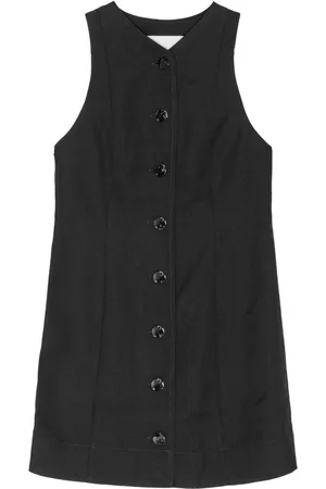 Ganni Bow-detail mini dress