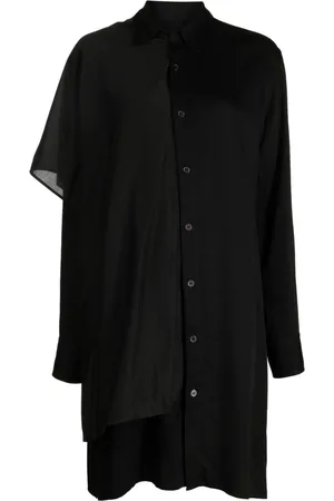 YOHJI YAMAMOTO Satin stole shirtdress