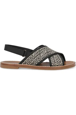 Dolce & Gabbana Logo-print canvas sandals