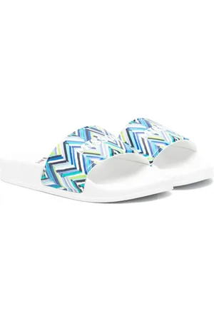 Missoni Chevron-print slides