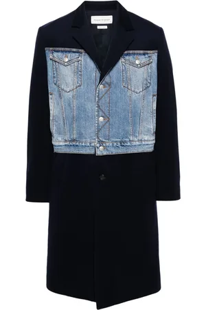 Alexander McQueen Hybrid single-breasted coat