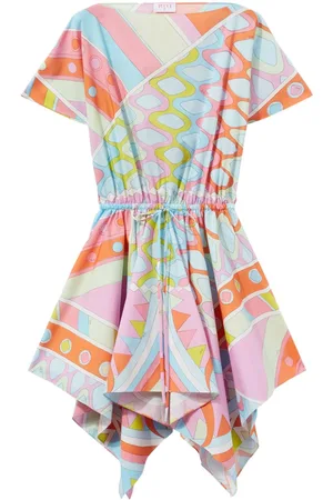 Puccini Vivara-print cotton minidress