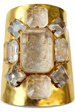 Goossens Faceted-stone detail cuff