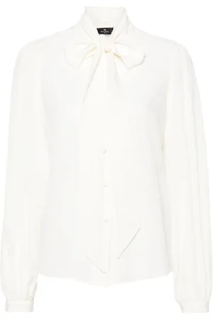 Etro Pussy-bow silk shirt