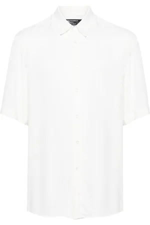 Patrizia Pepe Classic-collar twill shirt