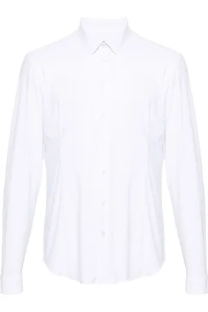 Patrizia Pepe Classic-collar long-sleeve shirt