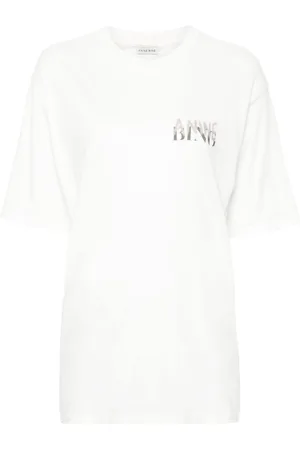 ANINE BING Logo-print cotton T-shirt