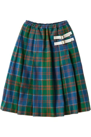 Familiar Pleated tartan skirt