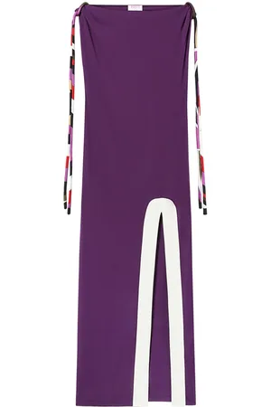 Puccini Iride-trim long dress