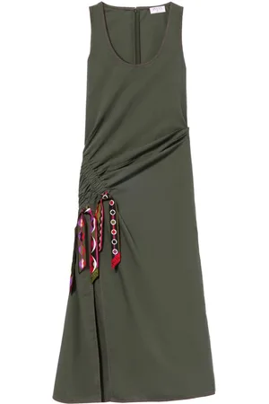 Puccini Vivara-trim draped dress