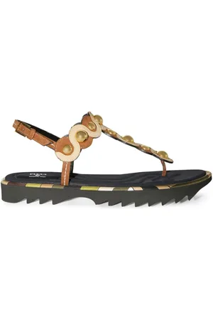 Puccini Onde leather sandals